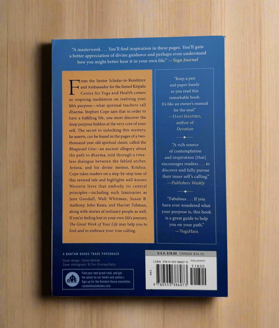 The Great Work of Your Life