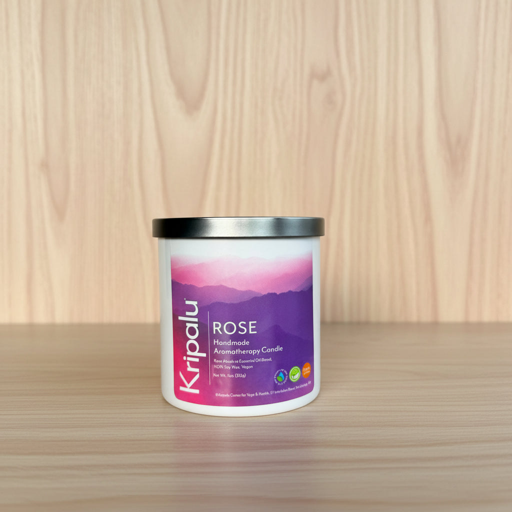 Kripalu Rose Candle