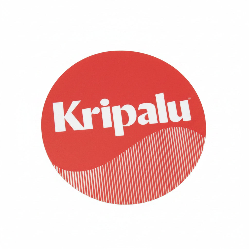 Kripalu Round Waves Sticker