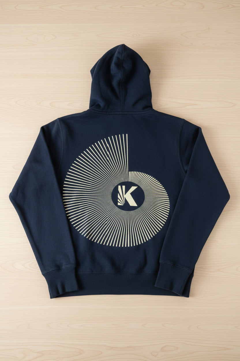 Kripalu Spiral Zip Hoodie