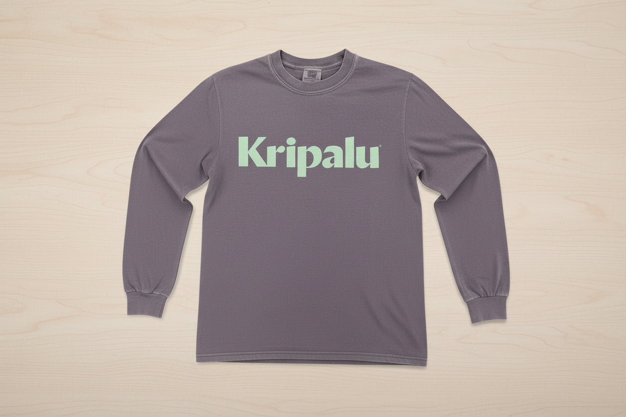 Kripalu Logo Long Sleeve Comfort Colors T-Shirt