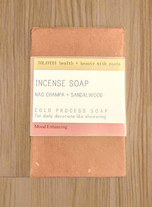 Cold Process Soap:  Nag Champa Incense