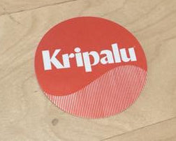 Kripalu Round Waves Sticker