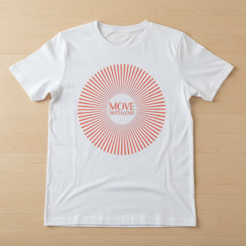 Move with Love 100% Cotton Short Sleeve T-Shirt