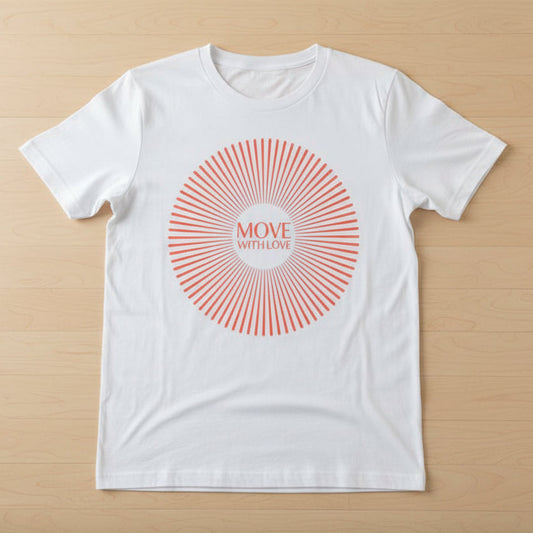 Move with Love 100% Cotton Short Sleeve T-Shirt
